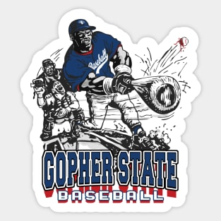 Gopher State Big Stick Baseball Sticker